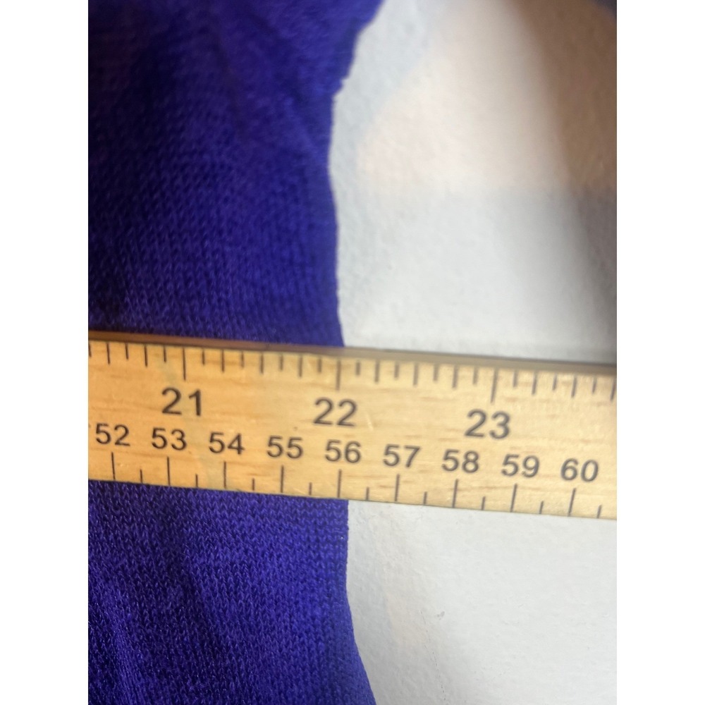 Eileen Fisher Womens Sweater 100% Organic Linen Blue Size L - Picture 4 of 7